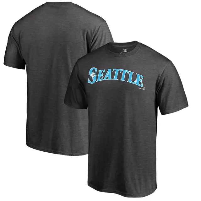 Men's Fanatics Branded Navy Seattle Mariners Number One Dad T-Shirt Size: 4XL