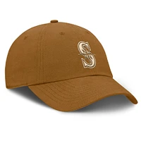 Men's Fanatics Brown Seattle Mariners Act Natural Chopper Adjustable Hat