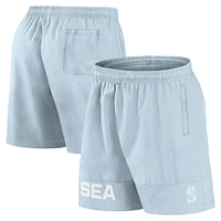 Men's Fanatics Light Blue Seattle Mariners Elements Swim Shorts