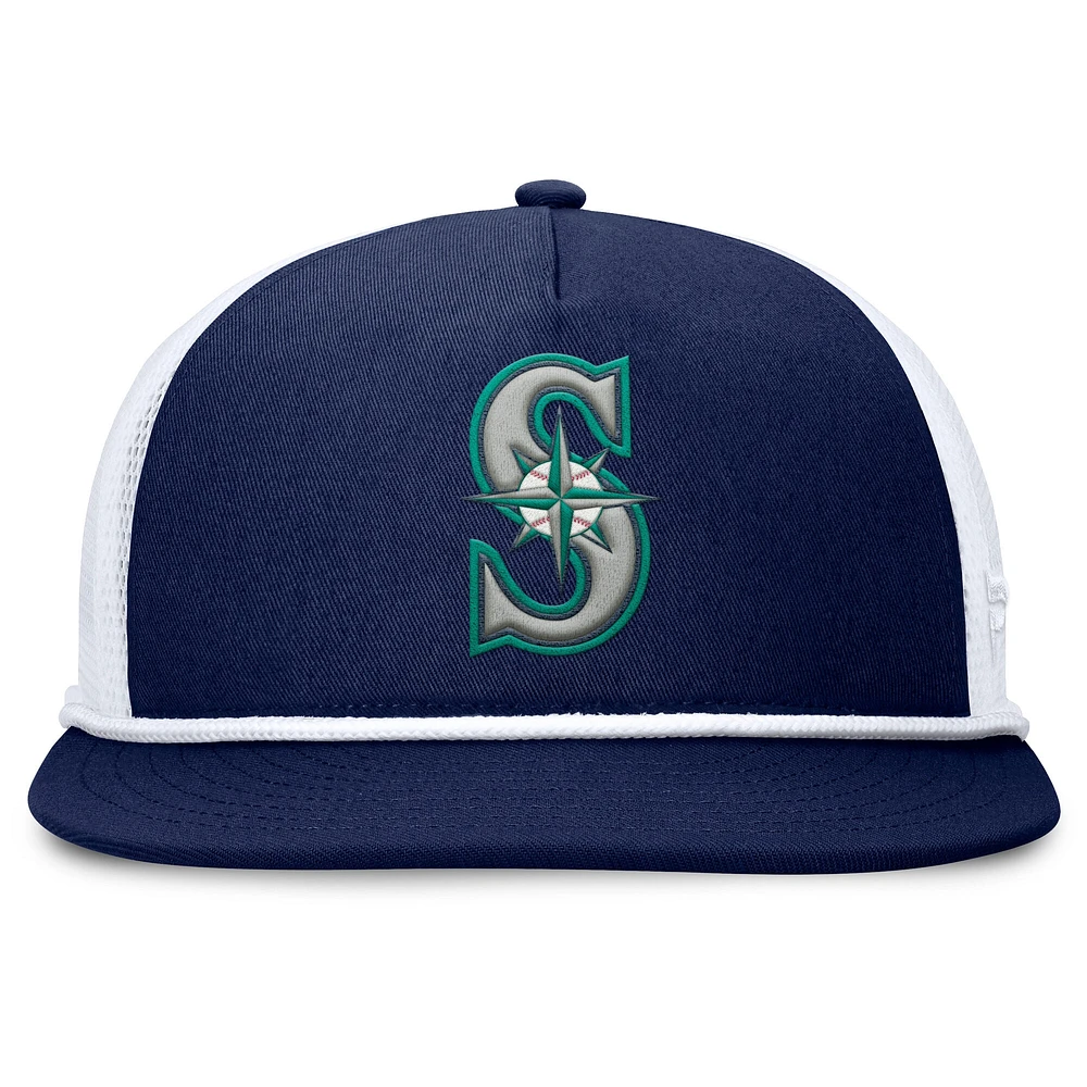 Men's Fanatics Navy/White Seattle Mariners Clubhouse Change Up Snapback Hat