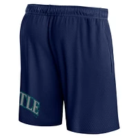 Fanatics Navy Seattle Mariners Clincher pour hommes - Short