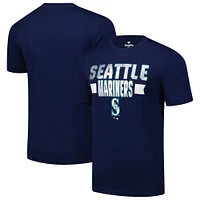 Men's Fanatics  Navy Seattle Mariners Close Victory T-Shirt