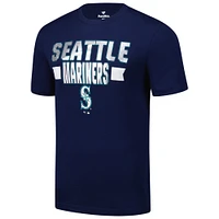 Men's Fanatics  Navy Seattle Mariners Close Victory T-Shirt