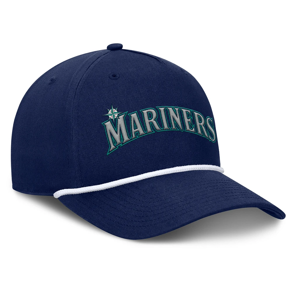 Men's Fanatics Navy Seattle Mariners Clubhouse Foul Ball A-Frame Adjustable Hat