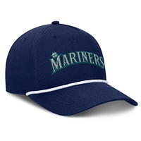 Men's Fanatics Navy Seattle Mariners Clubhouse Foul Ball A-Frame Adjustable Hat
