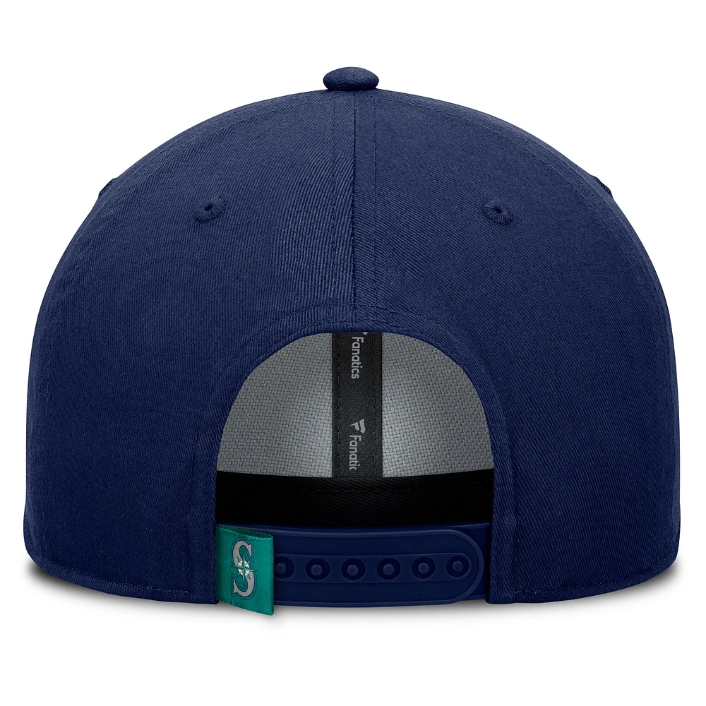 Men's Fanatics Navy Seattle Mariners Clubhouse Foul Ball A-Frame Adjustable Hat