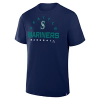 Men's Fanatics Navy Seattle Mariners Clubhouse Legacy Primary Play T-Shirt