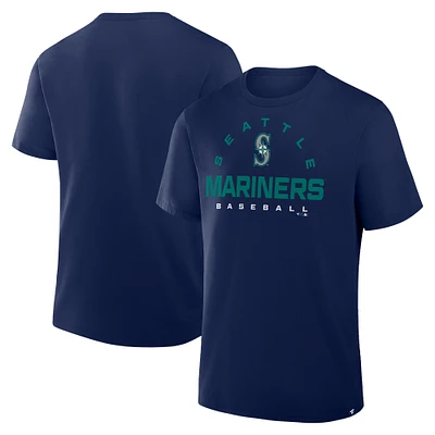 Men's Fanatics Navy Seattle Mariners Clubhouse Legacy Primary Play T-Shirt