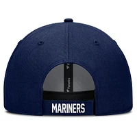 Men's Fanatics  Navy Seattle Mariners Cooperstown Collection Core Adjustable Hat