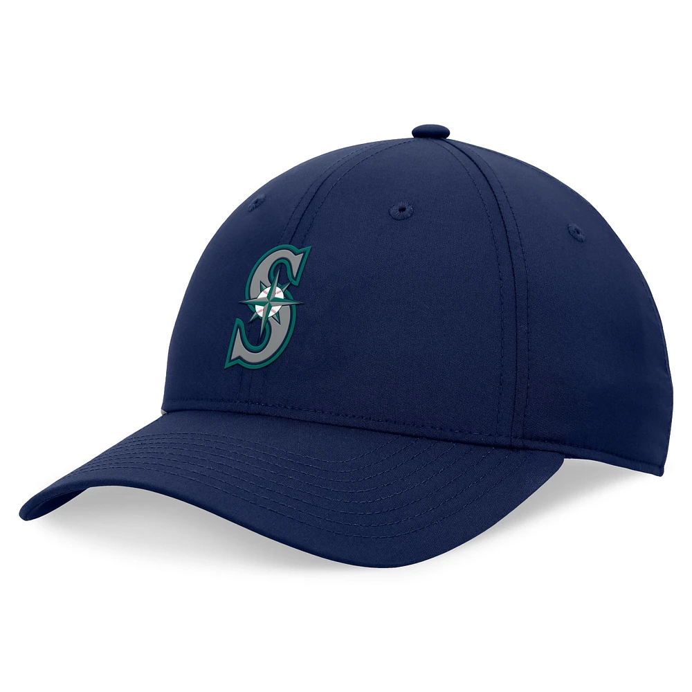 Casquette réglable non structurée Ripstop Fanatics Navy Seattle Mariners Front Office pour hommes