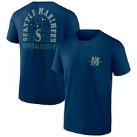 Men's Fanatics Navy Seattle Mariners Iconic Bring It T-Shirt