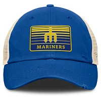 Men's Fanatics  Royal/Natural Seattle Mariners Cooperstown Collection Eastbound Mesh Adjustable Hat