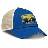 Men's Fanatics  Royal/Natural Seattle Mariners Cooperstown Collection Eastbound Mesh Adjustable Hat