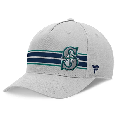 Casquette réglable à cadre en A Foul Ball Fanatics Stone Seattle Mariners pour hommes