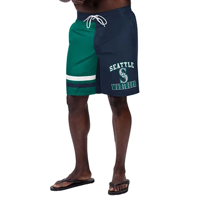 Men's G-III Sports by Carl Banks Navy Seattle Mariners Anchor Swim Trunks