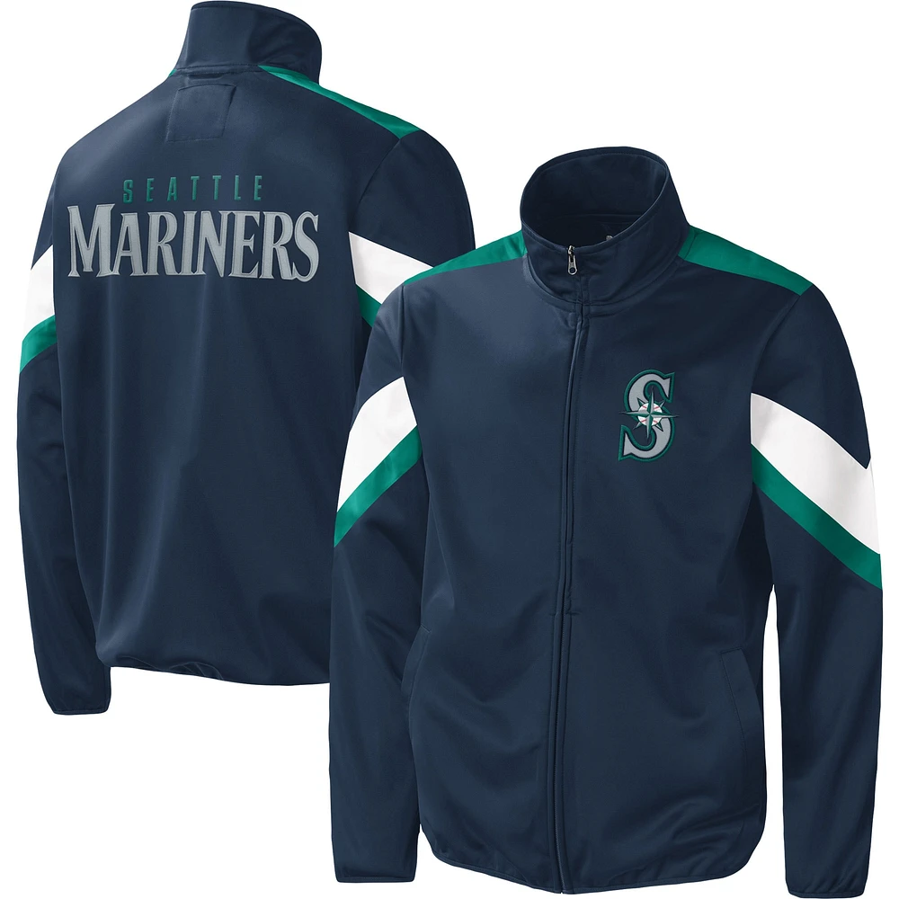 Blouson zippé intégral G-III Sports by Carl Banks Mariners Seattle pour homme