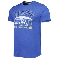 Men's Homage Royal Seattle Mariners T-Mobile Park Tri-Blend T-Shirt