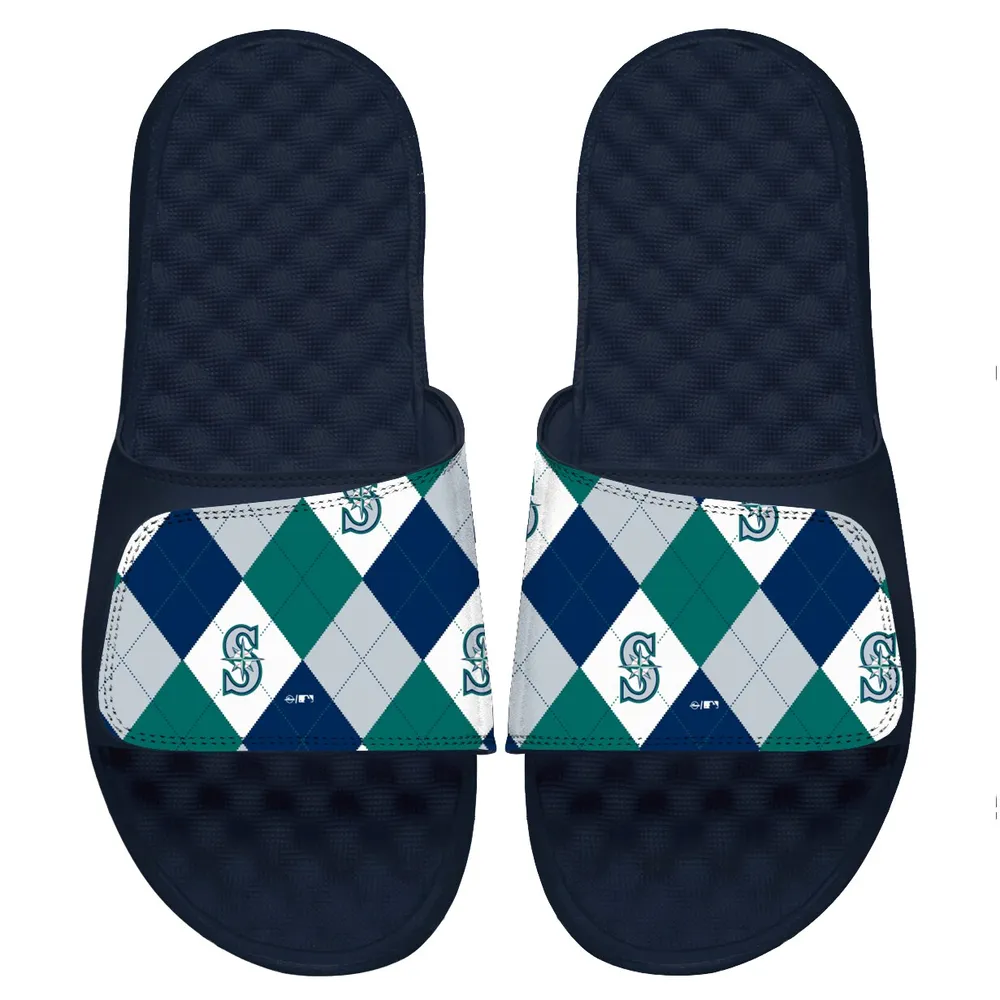 Seattle Mariners ISlide Cooperstown Logo Slide Sandals - Royal