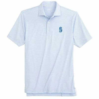 Polo Lyndon pour la fête des pères Seattle Mariners Johnnie-O bleu clair hommes