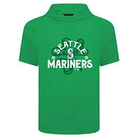 Men's Levelwear Green Seattle Mariners St. Patrick's Day Phase Shamrock Short Sleeve T-Shirt Hoodie