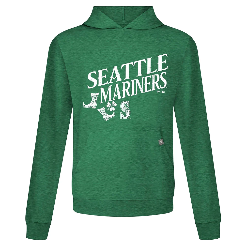 Men's Levelwear Seattle Mariners St. Patrick's Day Relay Boots Pullover Hoodie