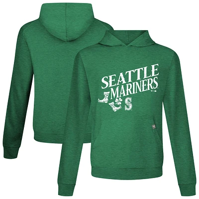 Men's Levelwear Seattle Mariners St. Patrick's Day Relay Boots Pullover Hoodie