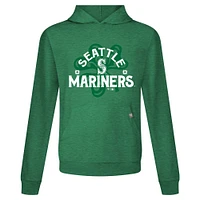 Sweat à capuche manches longues pour homme Levelwear Green Seattle Mariners St. Patrick's Day Relay Shamrock