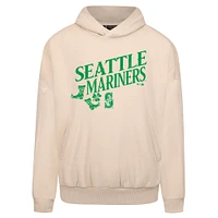Men's Levelwear  Khaki Seattle Mariners St. Patrick's Day Pullover Hoodie
