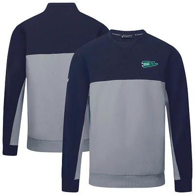 Men's Levelwear Navy/Gray Seattle Mariners Legacy Rafters Pullover Sweatshirt