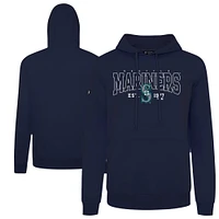 Sweat à capuche bleu marine pour homme Levelwear des Seattle Mariners Accolade Podium Textbook