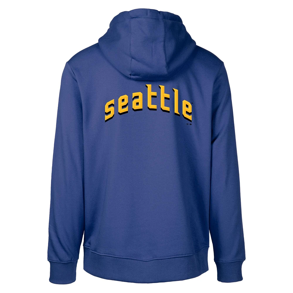 Men's Levelwear Royal Seattle Mariners City Connect Podium Core 2.0 Pullover Hoodie