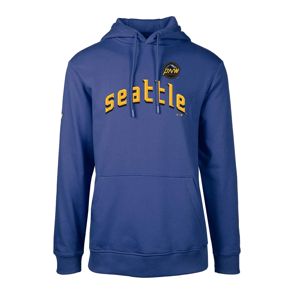 Men's Levelwear Royal Seattle Mariners City Connect Podium Core Logo Pullover Hoodie