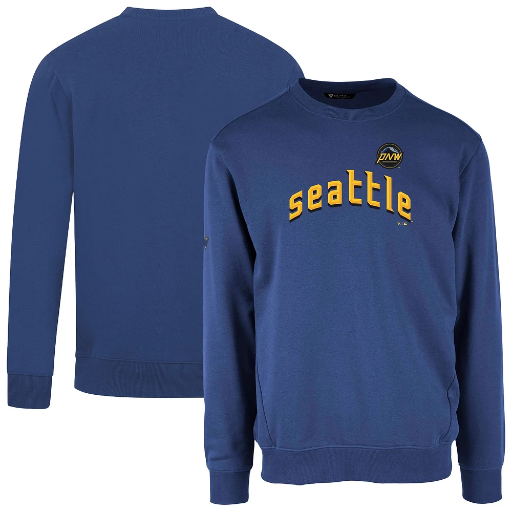 Men's Levelwear Royal Seattle Mariners City Connect Zane Core Logo Pullover Sweatshirt