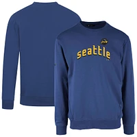 Men's Levelwear Royal Seattle Mariners City Connect Zane Core Logo Pullover Sweatshirt
