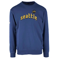 Men's Levelwear Royal Seattle Mariners City Connect Zane Core Logo Pullover Sweatshirt