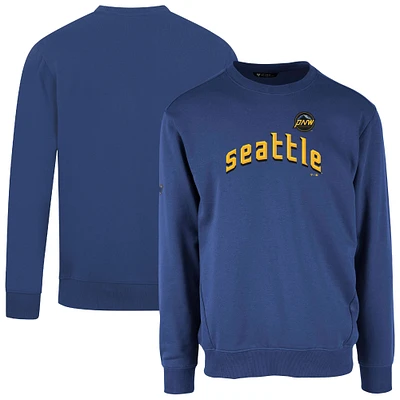 Men's Levelwear Royal Seattle Mariners City Connect Zane Core Logo Pullover Sweatshirt