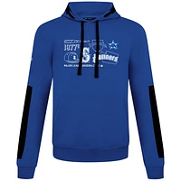 Men's Levelwear  Royal Seattle Mariners Cooperstown Collection Bombay Campaign Pullover Hoodie