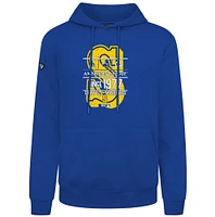 Sweat à capuche manches longues Levelwear Royal Seattle Mariners Cooperstown Collection pour homme, motif Podium Acumen, effet vieilli