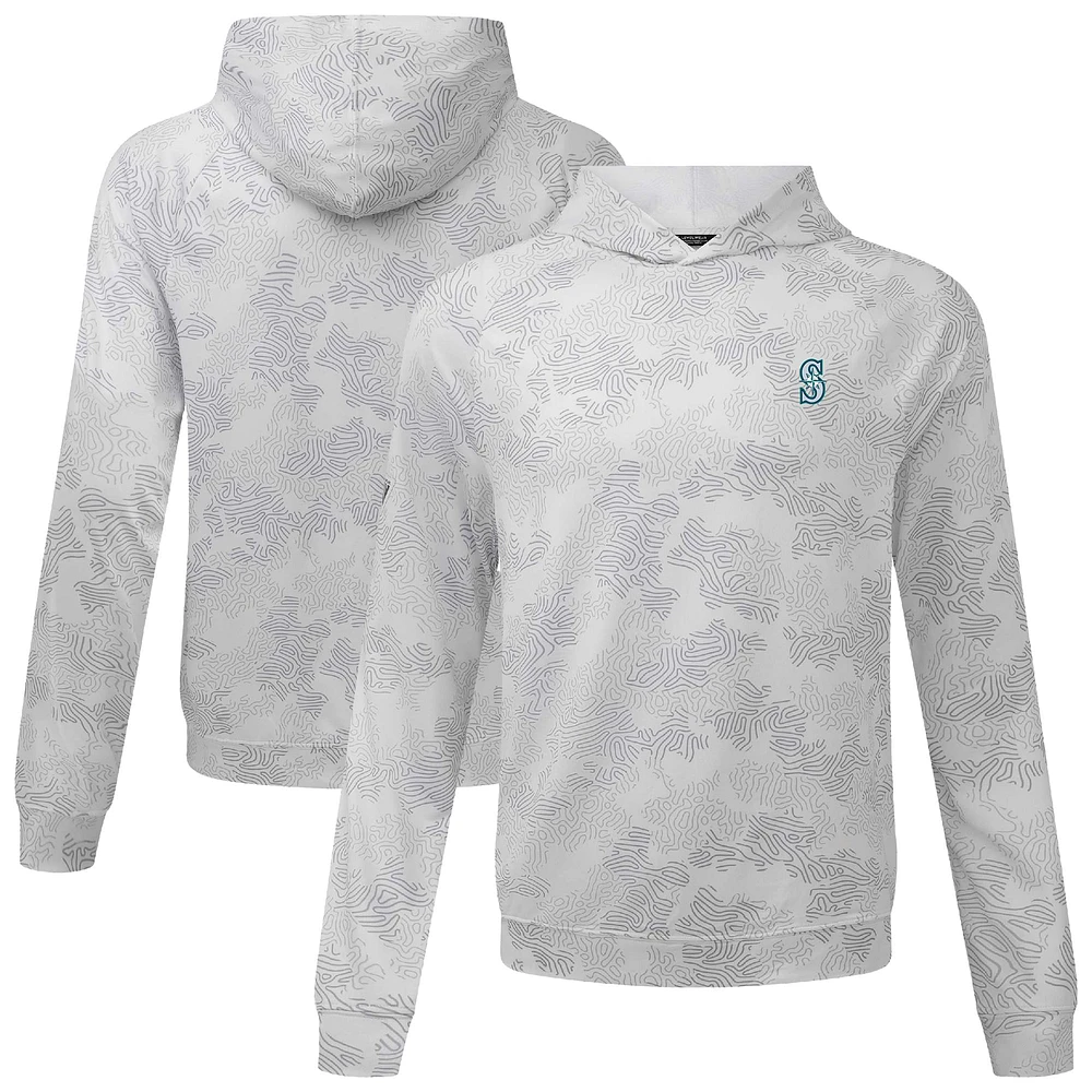 Men's Levelwear White Seattle Mariners Blender Insignia 2.0 Hoodie
