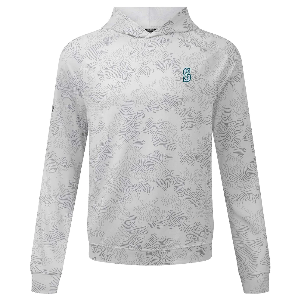Men's Levelwear White Seattle Mariners Blender Insignia 2.0 Hoodie