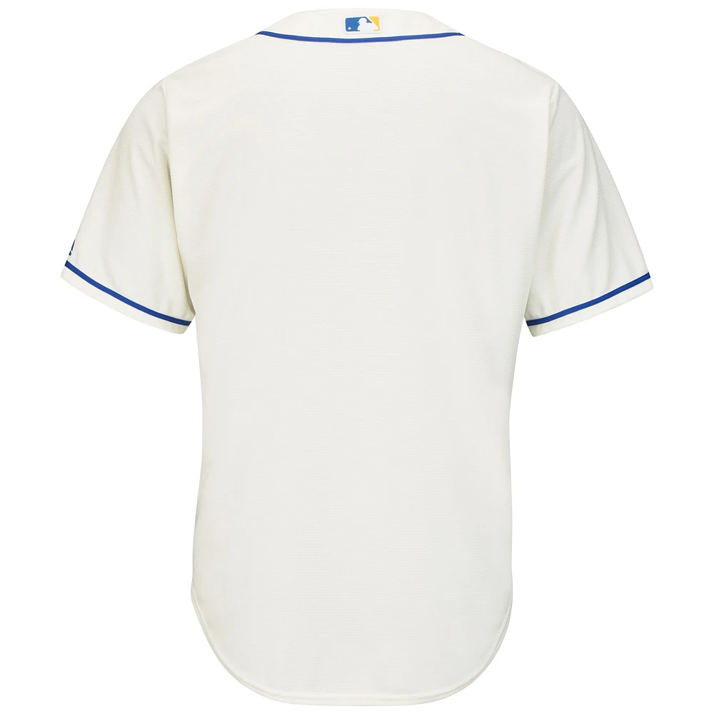 Majestic Cream Seattle Mariners Maillot Cool Base officiel pour homme