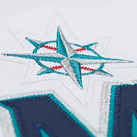 Maillot authentique Mitchell & Ness Felix Hernandez pour homme, blanc, collection Cooperstown, Seattle Mariners