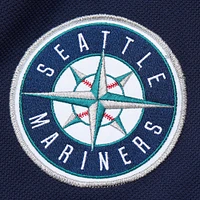 Maillot d'entraînement au bâton Mitchell & Ness Ichiro Suzuki bleu marine Seattle Mariners Cooperstown Collection pour hommes