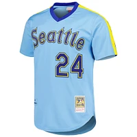 Men's Mitchell & Ness Ken Griffey Jr. Light Blue Seattle Mariners Cooperstown Collection Authentic Jersey