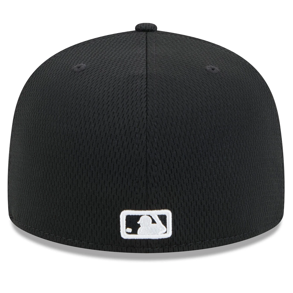 Men's New Era Black Seattle Mariners 2025 MLB Clubhouse 59FIFTY Fitted Hat