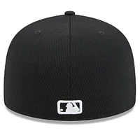 Men's New Era Black Seattle Mariners 2025 MLB Clubhouse 59FIFTY Fitted Hat