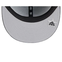 Men's New Era Black Seattle Mariners 2025 MLB Clubhouse 59FIFTY Fitted Hat