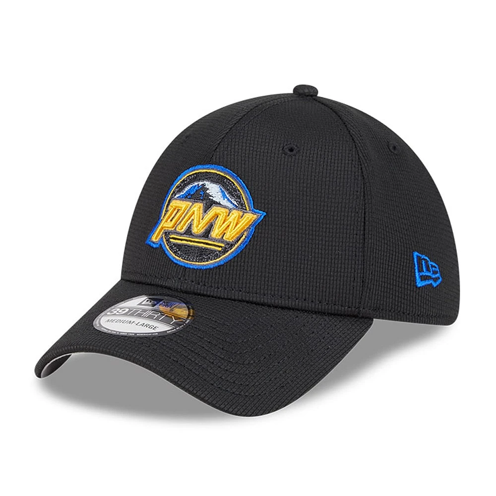 Men's New Era Black Seattle Mariners City Connect Batting Practice 39THIRTY Flex Hat