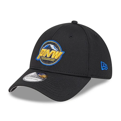 Men's New Era Black Seattle Mariners City Connect Batting Practice 39THIRTY Flex Hat