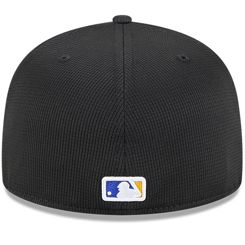 Men's New Era Black Seattle Mariners City Connect Batting Practice 59FIFTY Fitted Hat